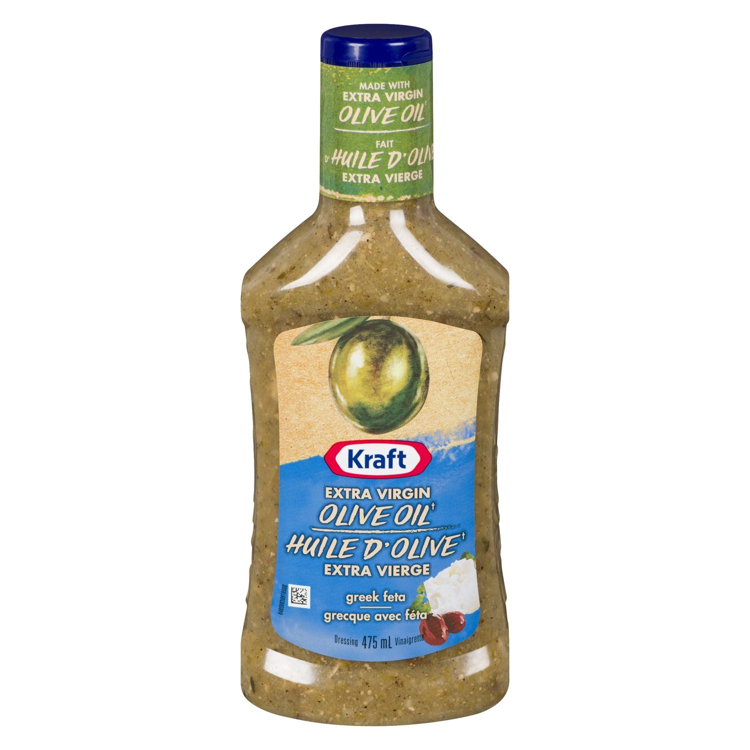 Kraft Extra Virgin Olive Oil Greek Feta Dressing 475 ml