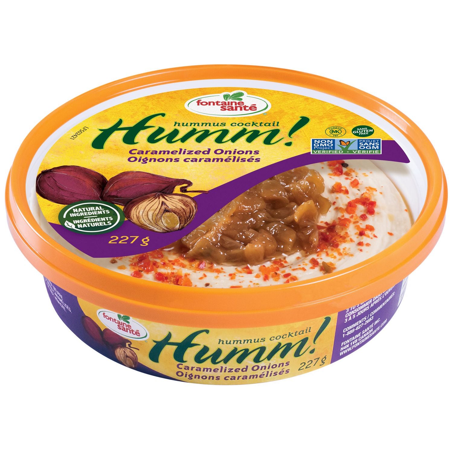 Fontaine Sante Caramelized Onions Hummus  482g