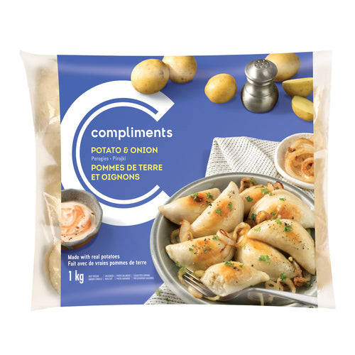 -Compliments  Potato & Onion Perogies 1 kg