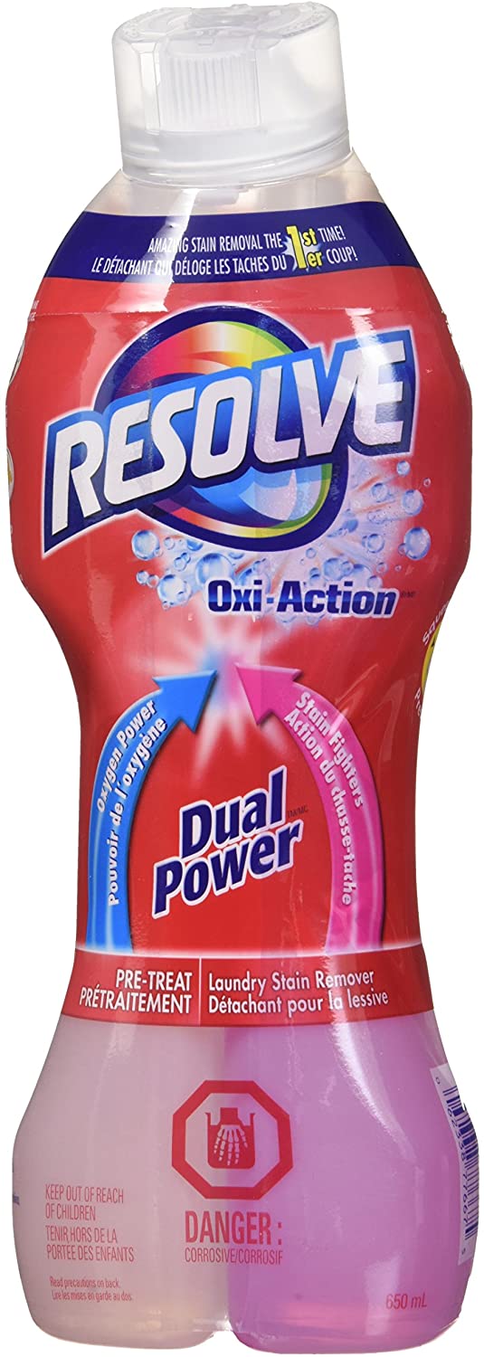 Resolve Oxi Action Dual Power Laundry Stain Remover 650ml