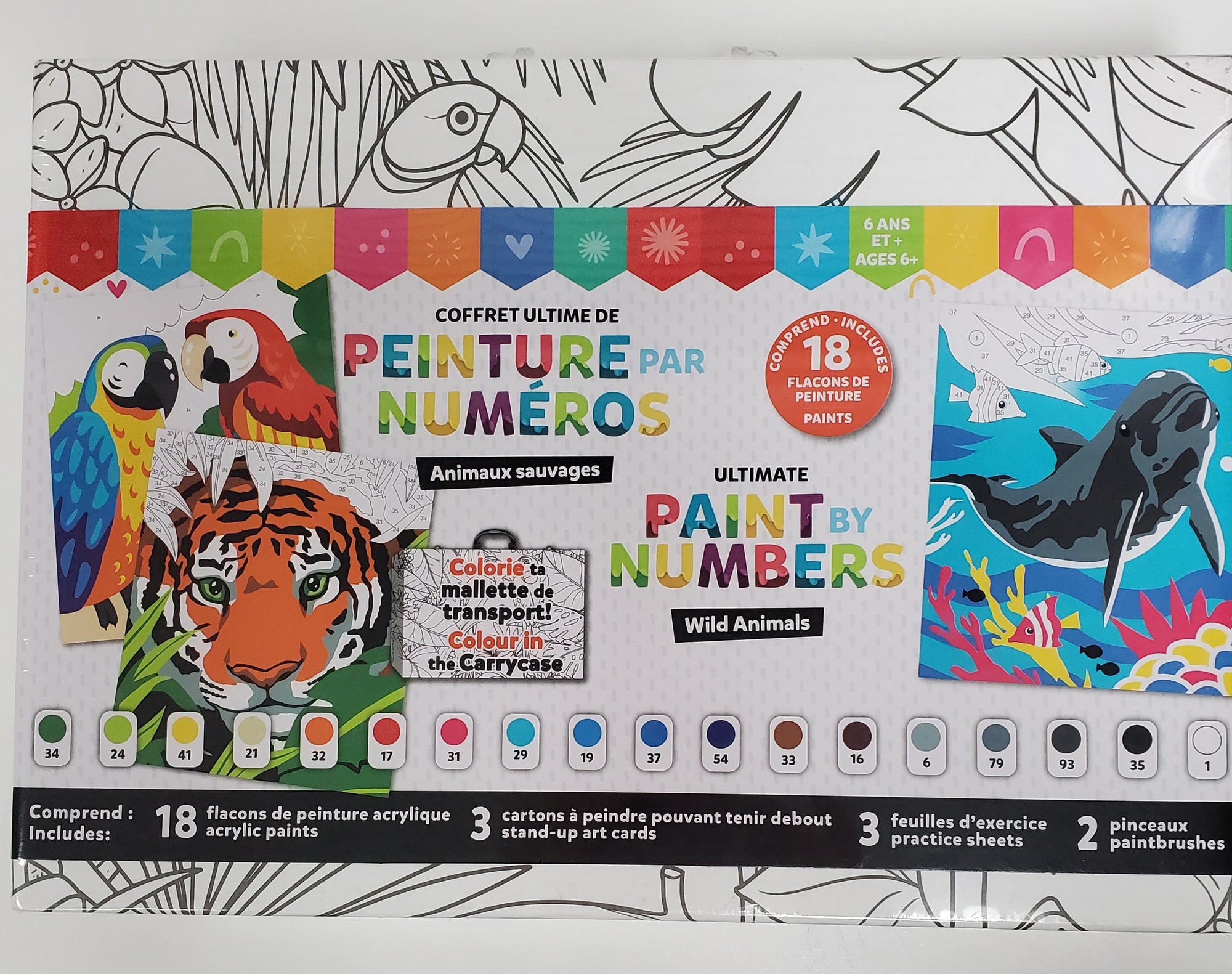 Ultimate Wild Animal Paint by Number Kit