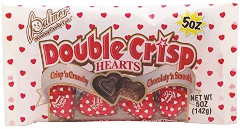 Palmer Chocolate Double Crisp Hearts 128 g