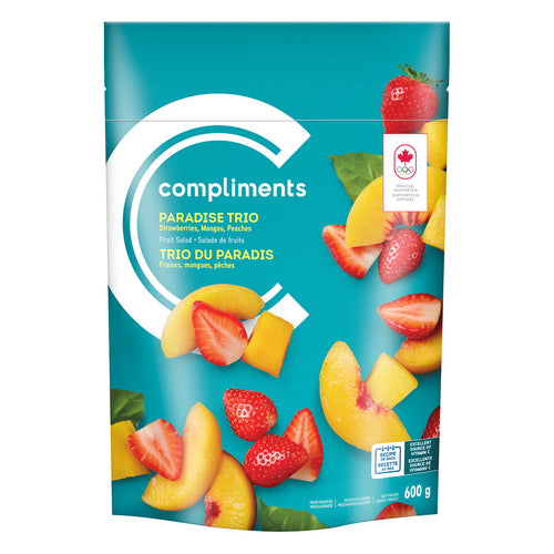 -Compliments Paradise Trio Frozen  Fruit 600 g