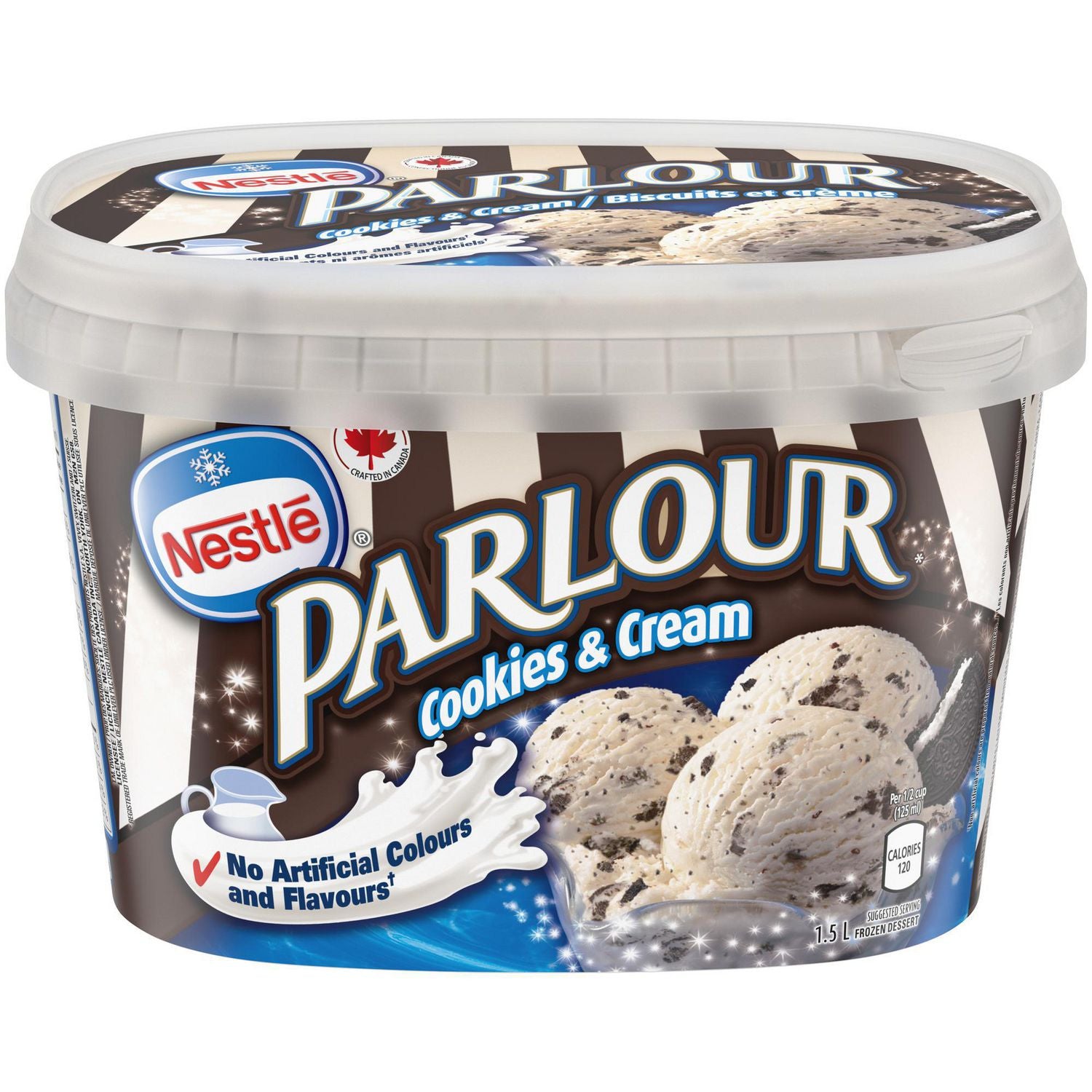 Parlour Cookies & Cream Ice Cream 1.5l