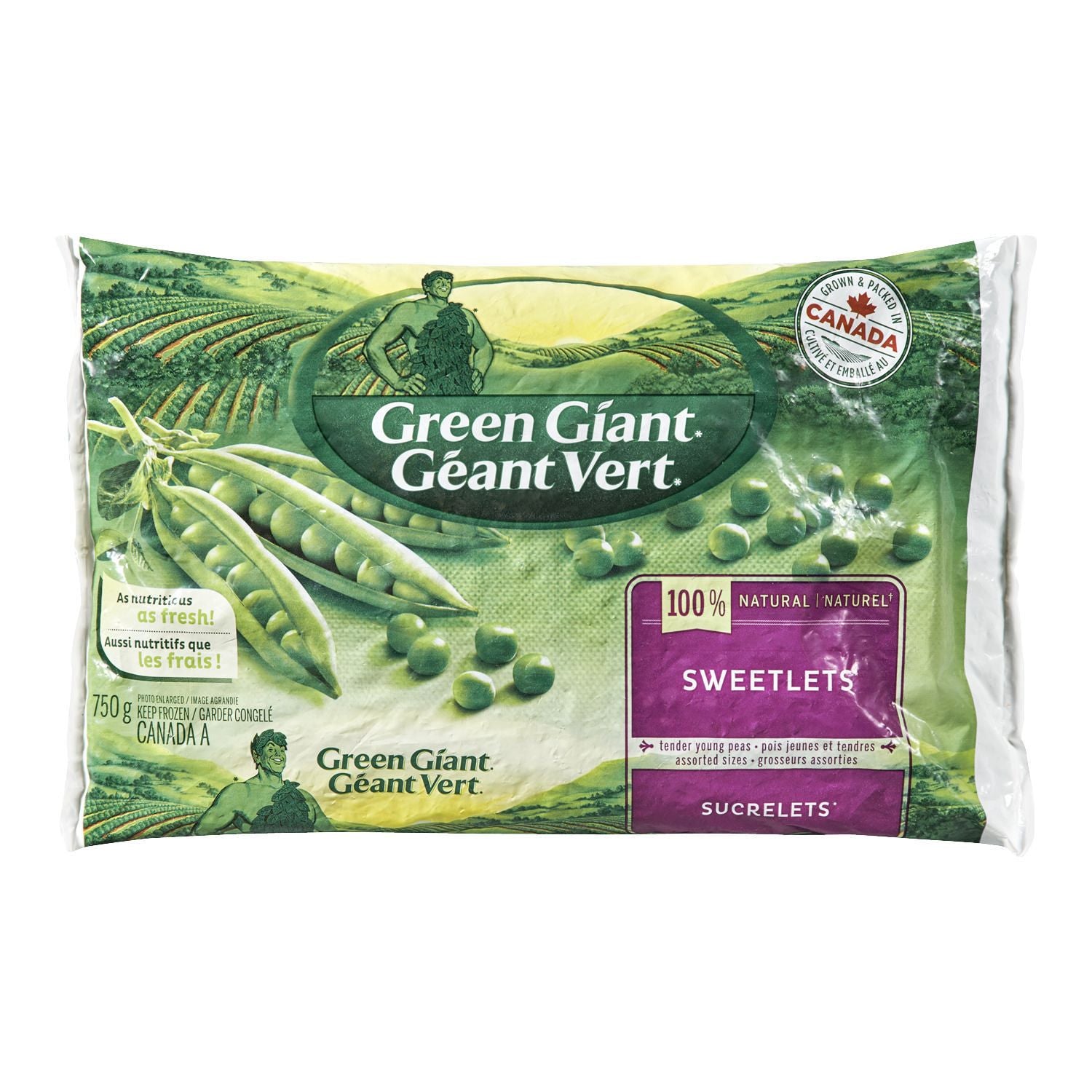 Green Giant Sweetlets Peas 750g