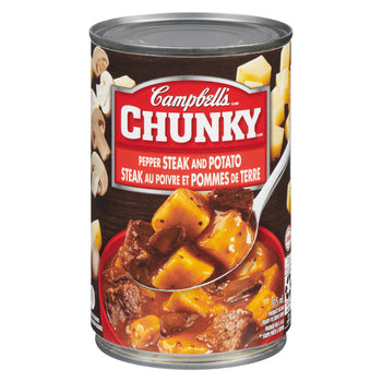 Campbell's Chunky Pepper Steak & Potato Soup 515ml