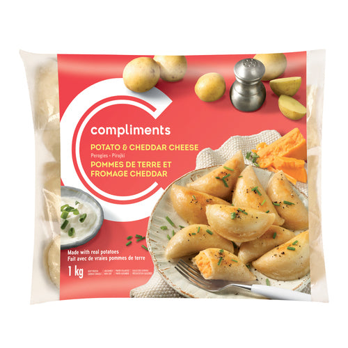 Compliments  Potato Cheddar Cheese Perogies 907 g