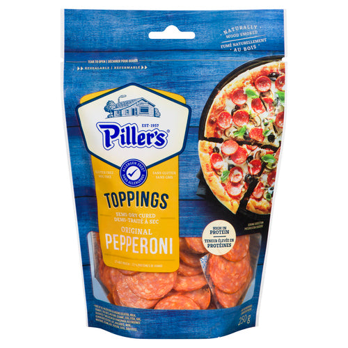 Piller's Original Sliced Pizza Pepperoni  250g