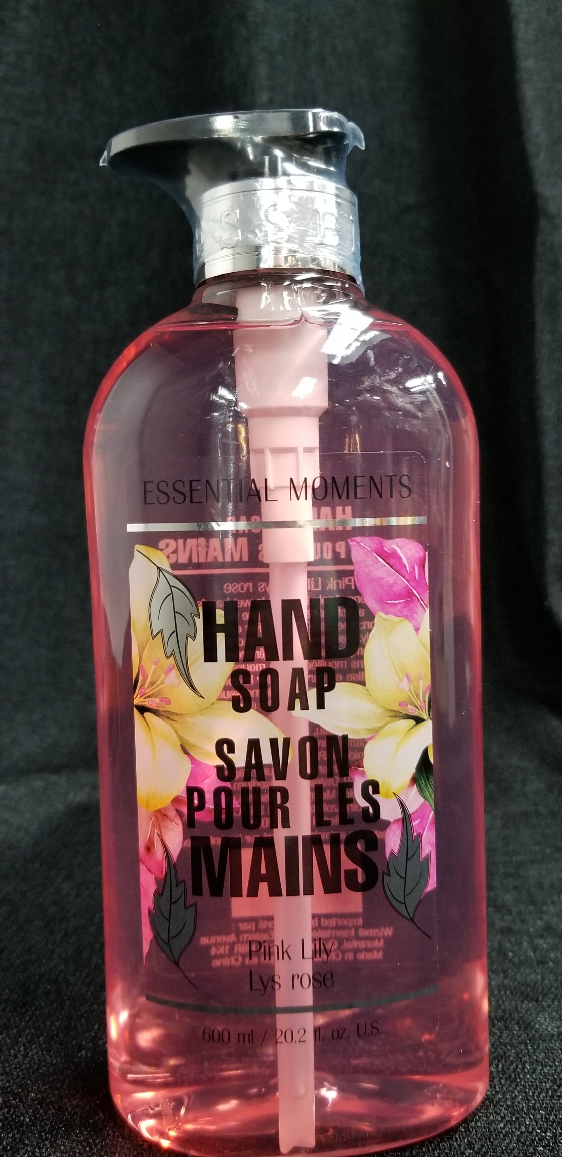 Essential Moments Pink Lily Hand Soap 600ml