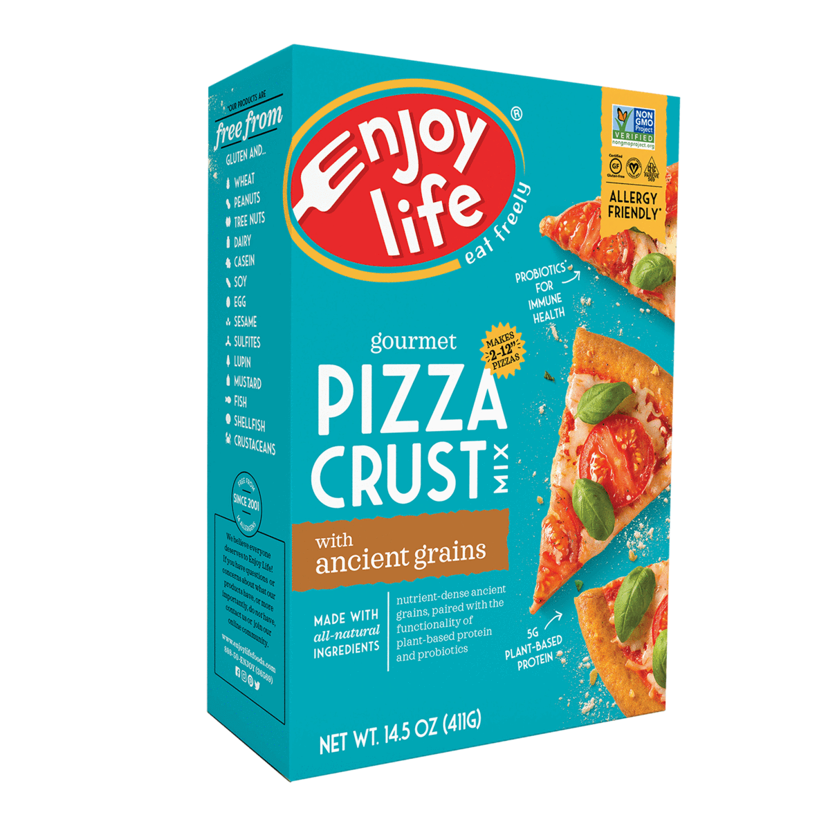 Enjoy Life Gluten Free Ancient Grains Pizza Crust 411g