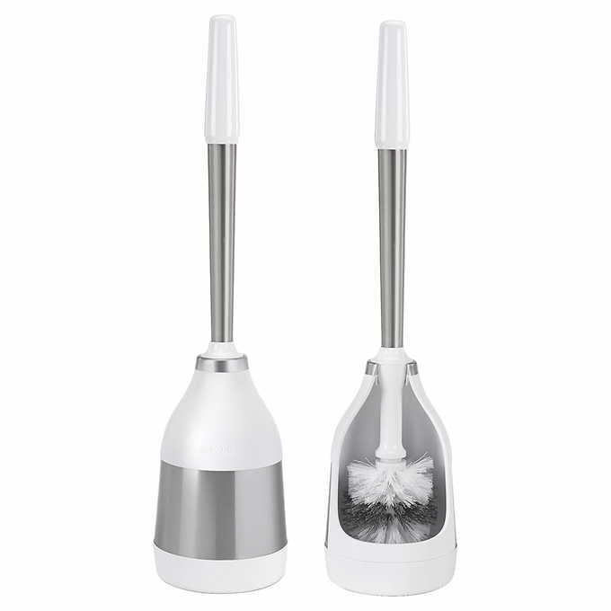 Polder Belle Design Toilet Brush Caddy Set of 2