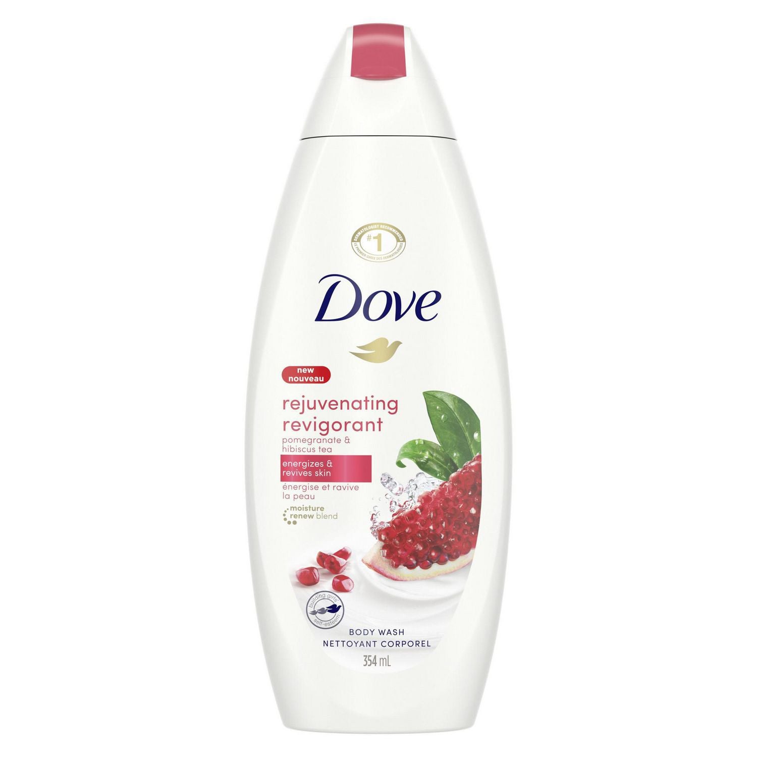 Dove Rejuvenating Pomegranate & Hibiscus Tea Body Wash 354ml