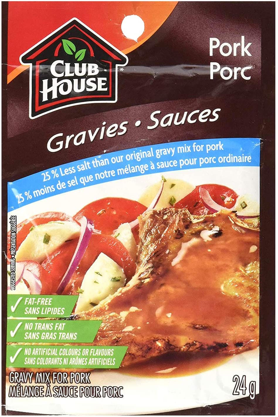 -Club House Less Salt Pork Gravy Mix 24g