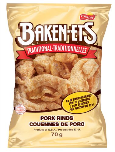 Frito Lay Baken-Ets Traditional  Pork Rinds 70 g