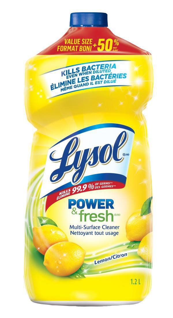 Lysol Power & FreshLemon  Multi-Surface Cleaner 1.2L