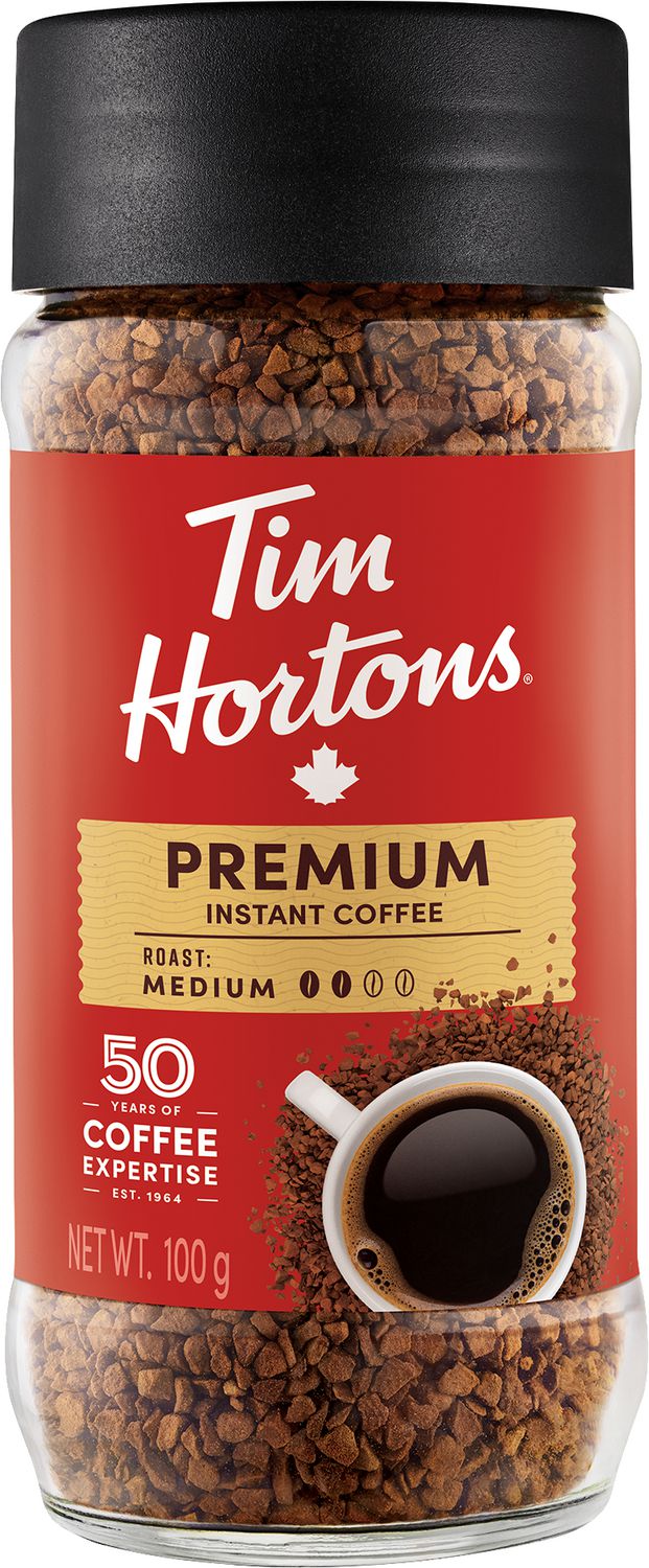 Tim Hortons Premium Medium Roast Instant Coffee 100g