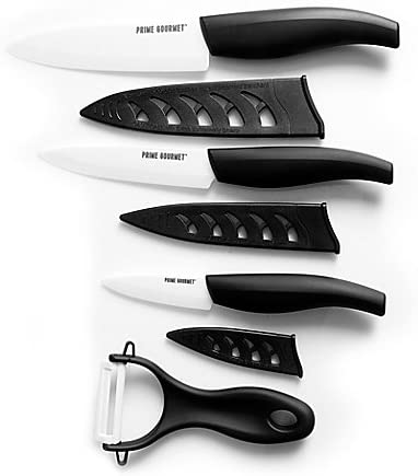 Prime Gourmet 4 Piece Ceramic Cutlery Set