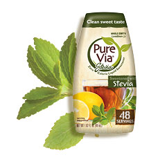 Pure Via Stevia Original Liquid Sweetener 48ml