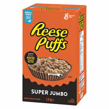 General  Mills Reese Puffs  Super Jumbo Cereal  1.4 kg