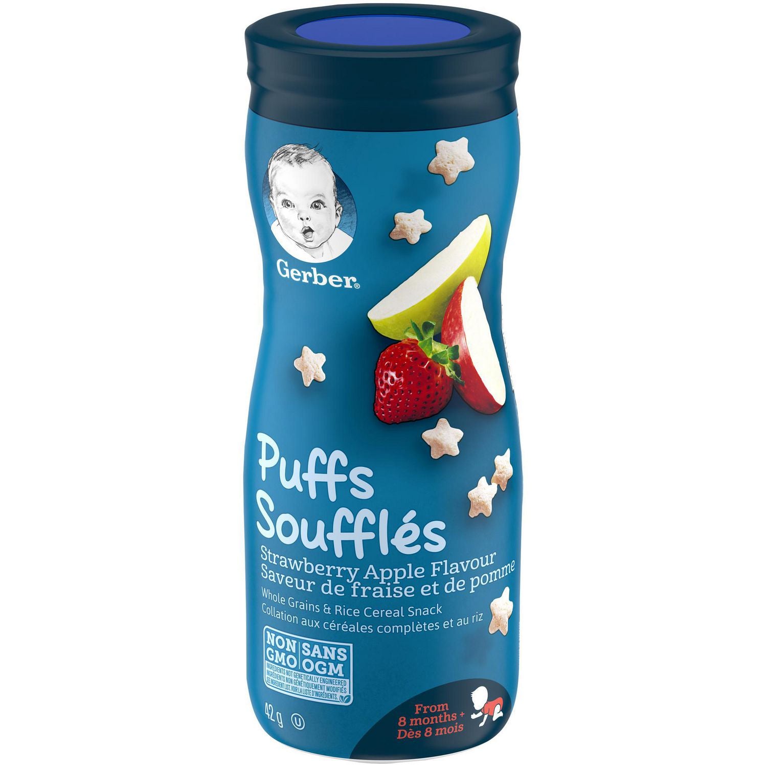 Gerber Puffs Strawberry Apple Baby Snacks