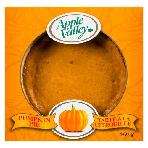 -Apple Valley Frozen 8" Baked Pumpkin Pie 450 g