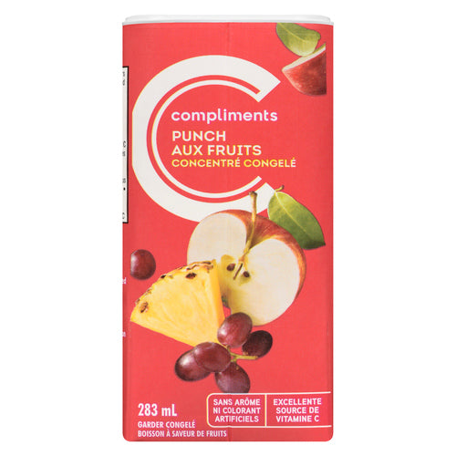 Compliments Frozen Fruit Punch Juice 283 ml