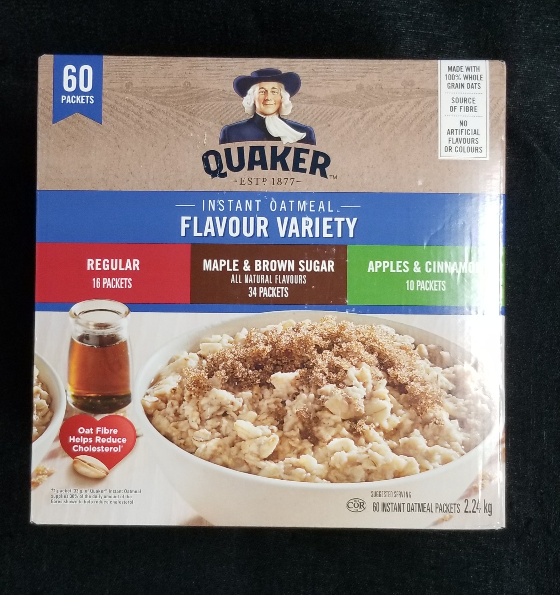 Quaker Instant Oatmeal  Variety Pack  66  x 33g