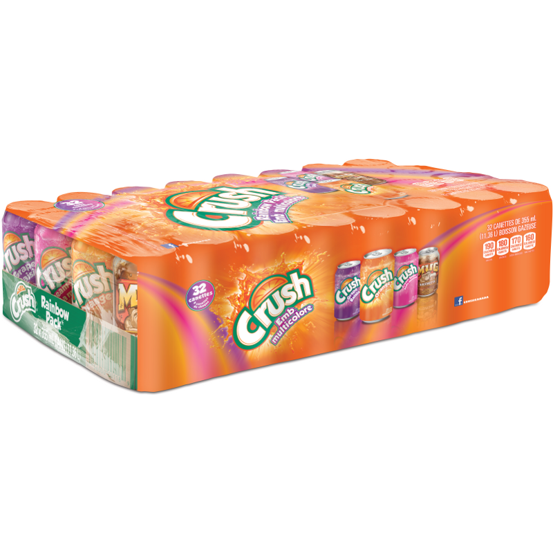 Crush Rainbow Soda 32 x 355ml