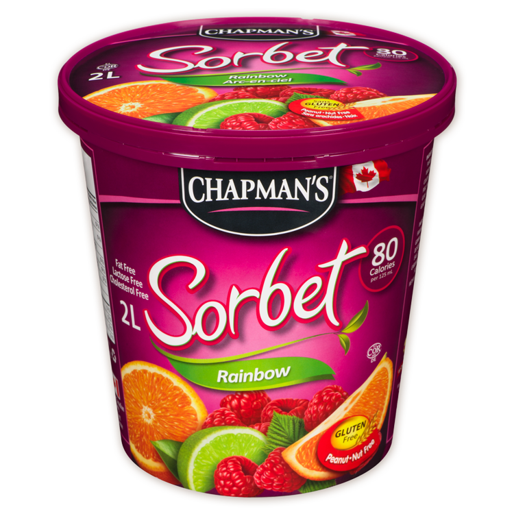 Chapman's Lactose Free Rainbow Sorbet  2L