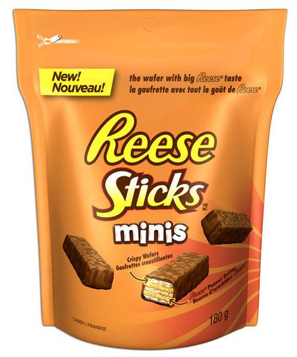 Reese Sticks Minis Peanut Butter Crispy Wafers  180g