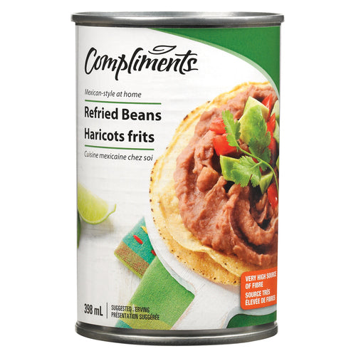 Compliments Refried Beans 398ml