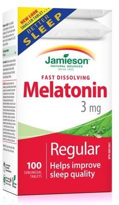 Jamieson Fast Dissolving  Regular Melatonin 3mg x 100ct