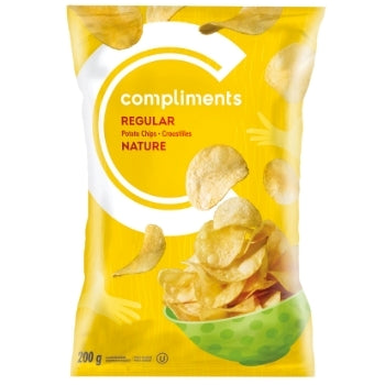 Compliments Regular Potato Chips 200g