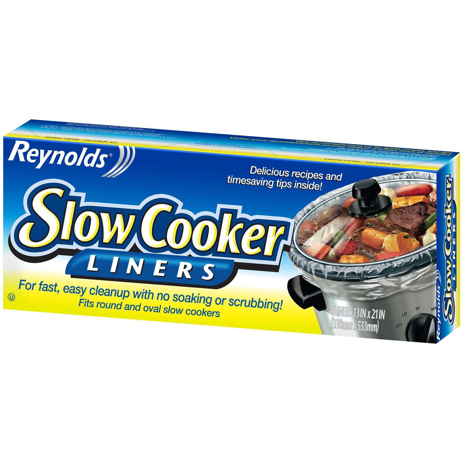 Reynolds 13 ' x 12" Slow Cooker Liners 4pk