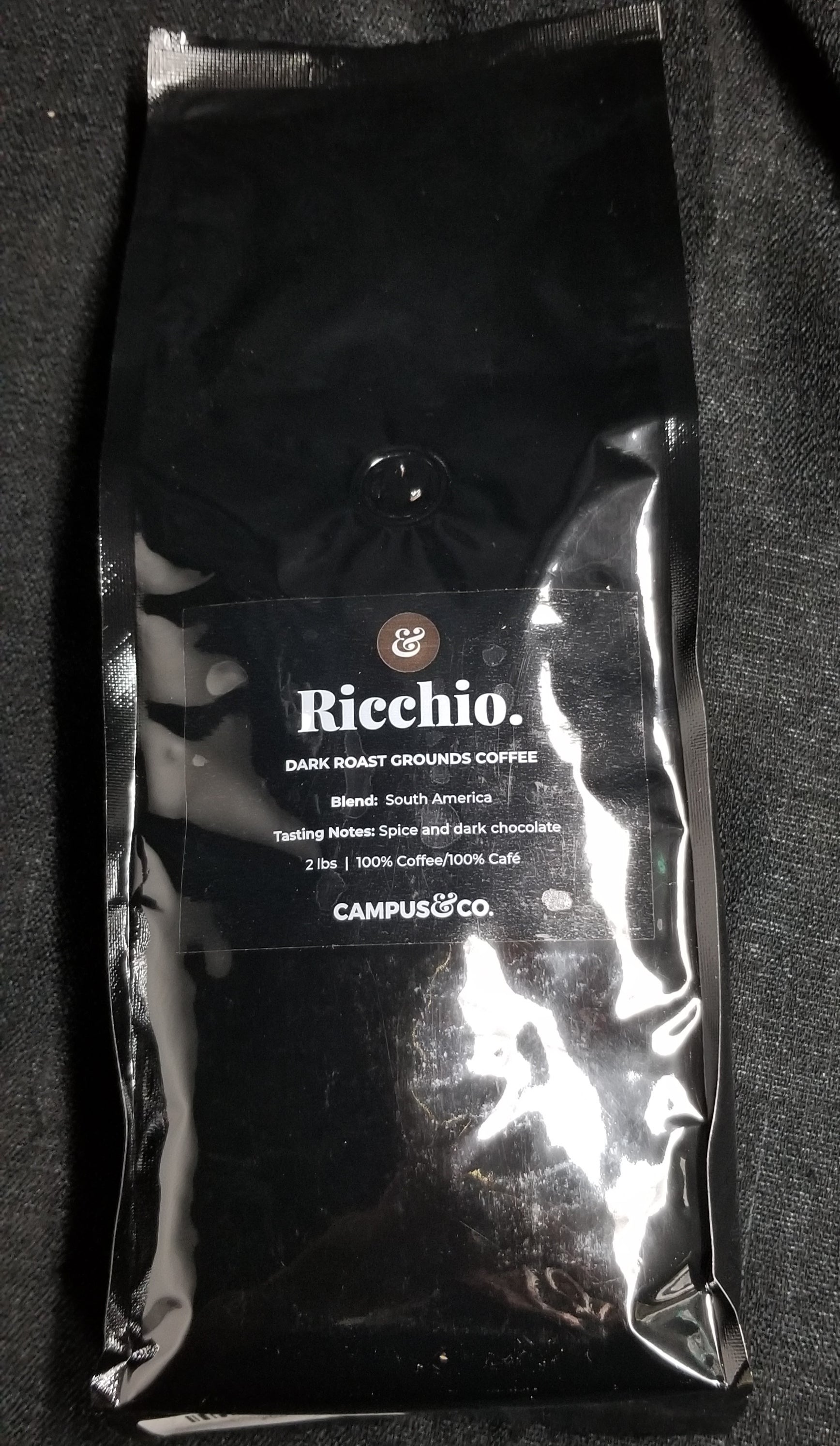 Campus&Co. Ricchio Dark Roast Ground Coffee 2lb