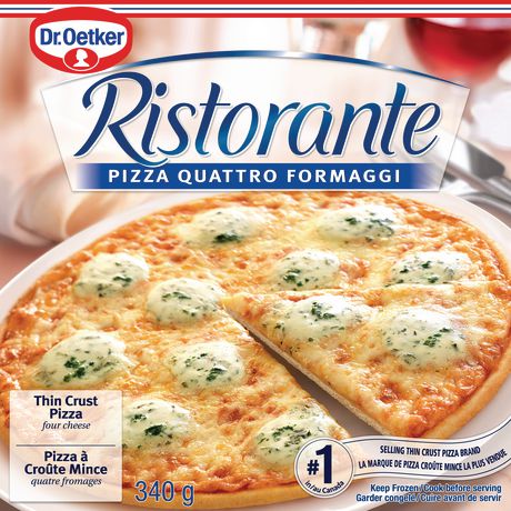 Dr. Oetker Ristorante Thin Crust Four Cheese Pizza 340g