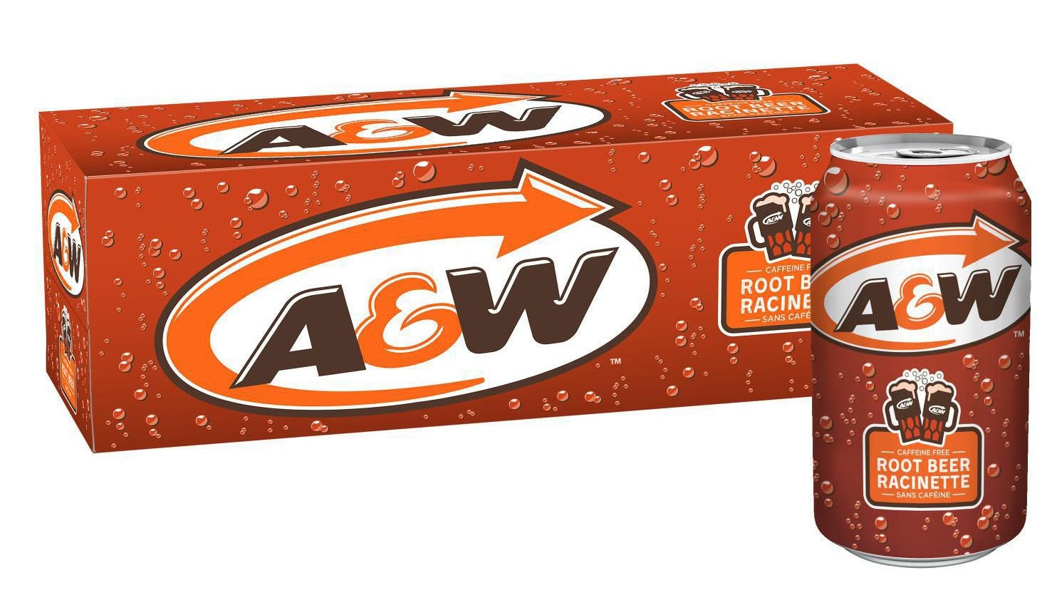 A & W Caffeine Free Root Beer 12 x 355ml