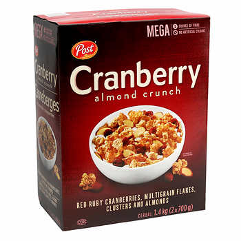 Post Cranberry Almond Crunch Cereal1.4kg