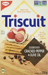 Christie Cracked Pepper & Olive Oil Triscuit 200g