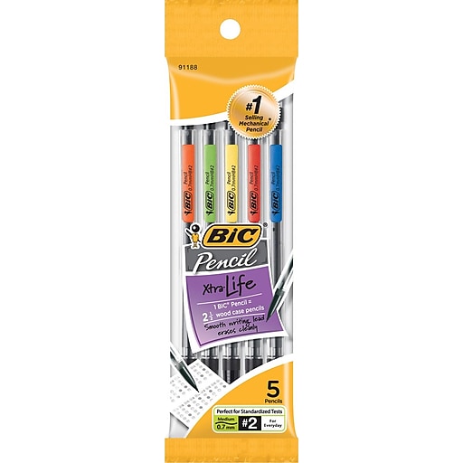 Bic Mechanical Pencils HB#2 0.7 mm 5pk