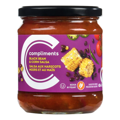 -Compliments Black Bean and Corn Salsa 430 ml