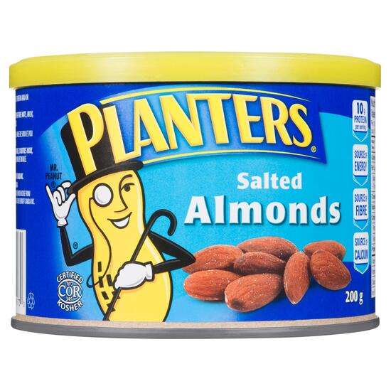 Planters Salted Almonds 200g