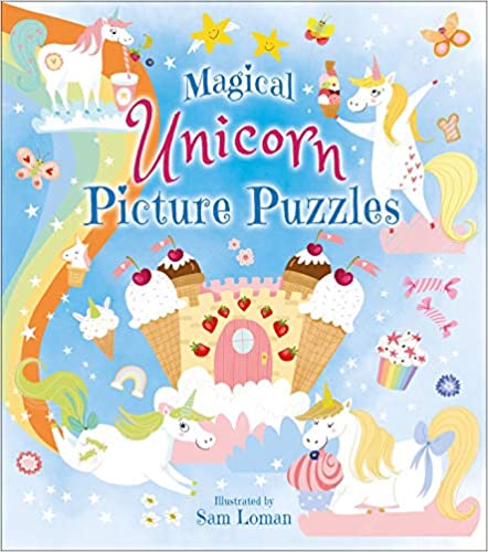 Magical Unicorn Picture Puzzles Book