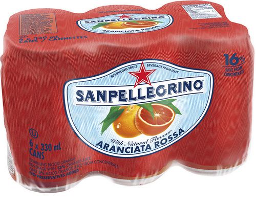 Sanpellegrino Arianciata Rossa Sparkling Blood Orange Beverage 6 x 330ml