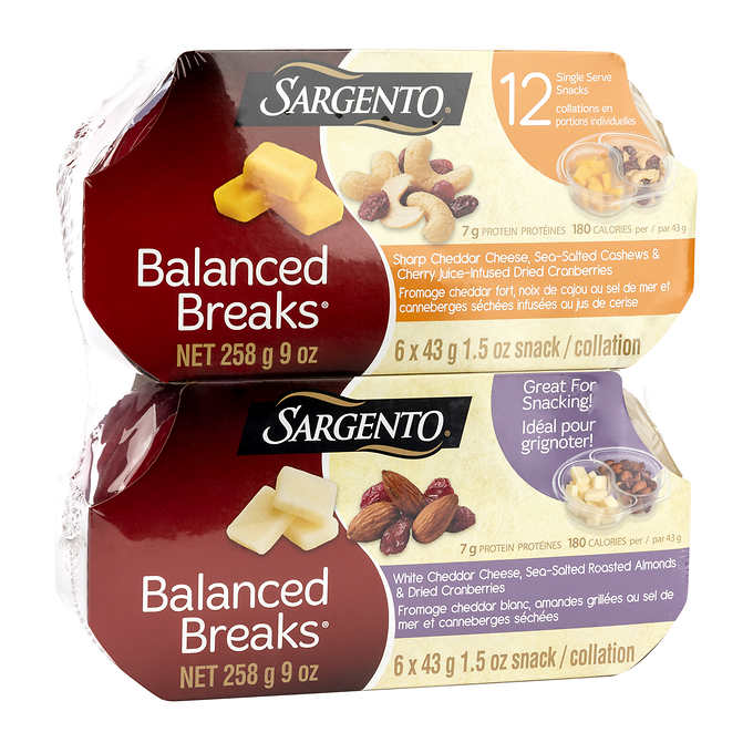 Sargento Balanced Breaks Snacks 6 x 43g