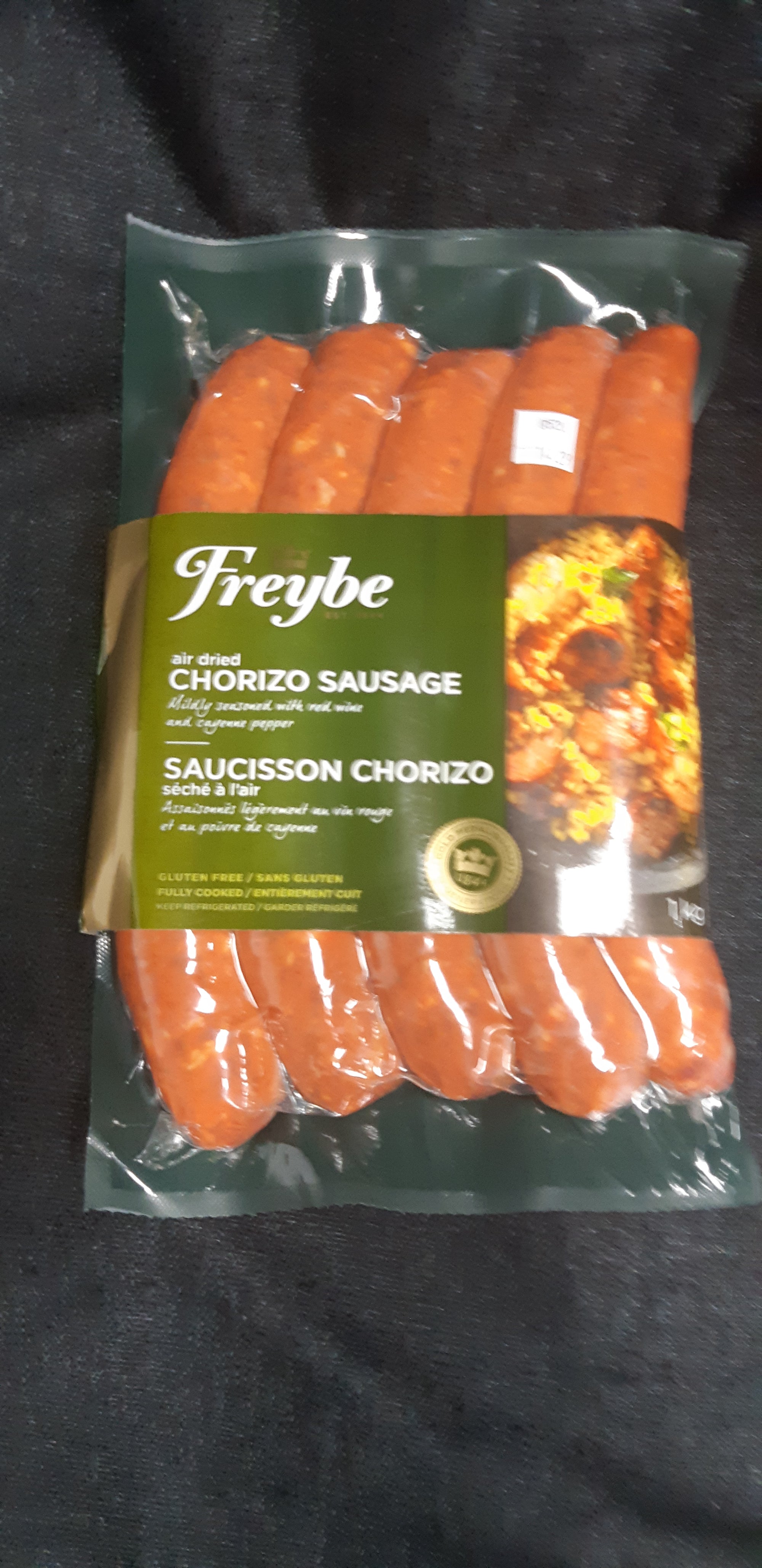 Freybe Mildly Seasoned Chorizo Sausage 1kg