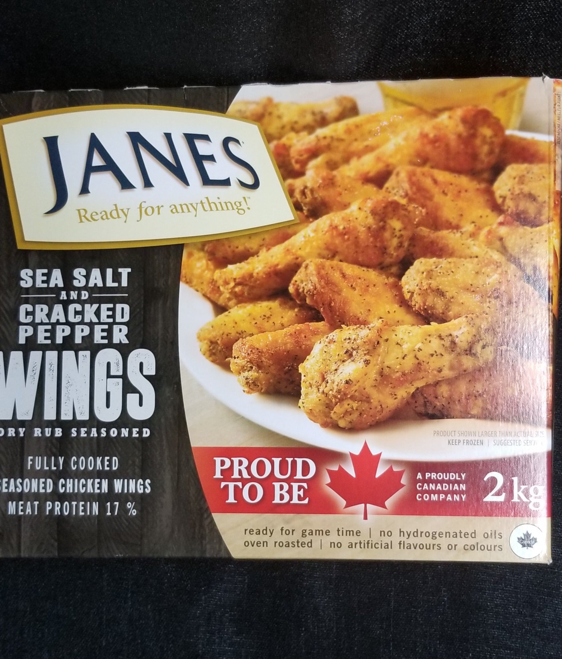 Janes Sea Salt & Cracked Pepper Chicken Wings 2 kg