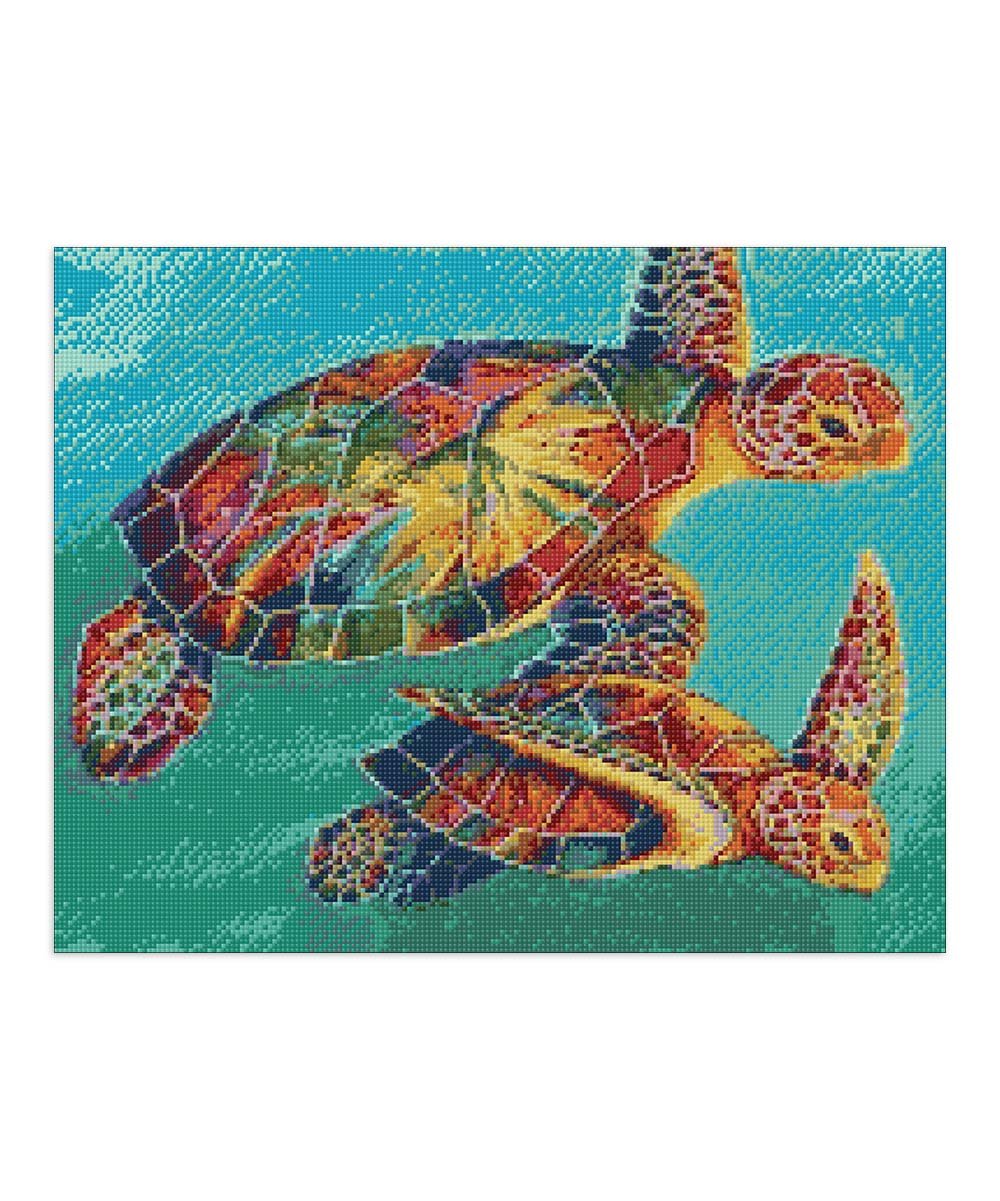 Wizardi "Sea Turtles" Diamond Painting Kit