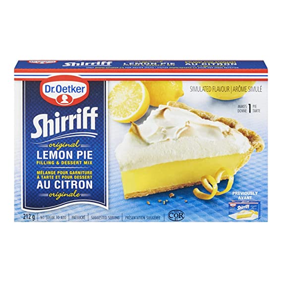 Dr. Oetker Original Shirriff Lemon Pie Filling and Dessert Mix 212g