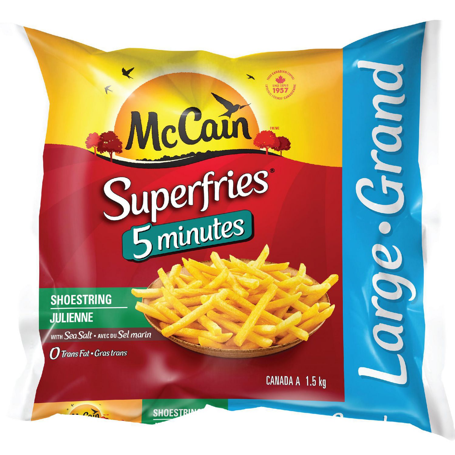 Mc Cain Shoestring Fries 1.5 kg